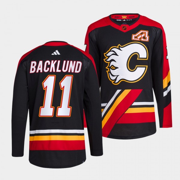 Mikael Backlund Calgary Flames 2022 Reverse Retro ...