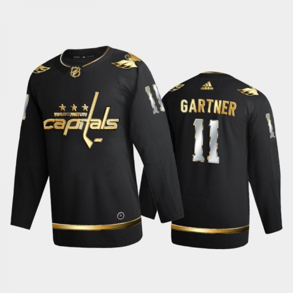 Washington Capitals Mike Gartner #11 2020-21 Retired Authentic Golden Black Limited Edition Jersey