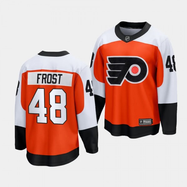 Philadelphia Flyers Morgan Frost 2023-24 Home Burnt Orange Premier Breakaway Player Jersey Men's