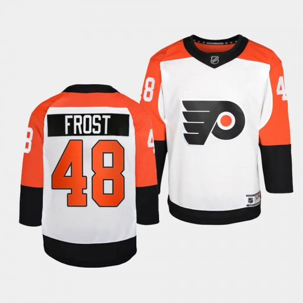 Philadelphia Flyers Morgan Frost 2023-24 Away Whit...