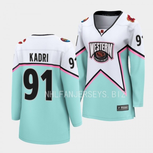 Nazem Kadri Calgary Flames 2023 NHL All-Star Women Western Conference 91 Jersey Breakaway Player