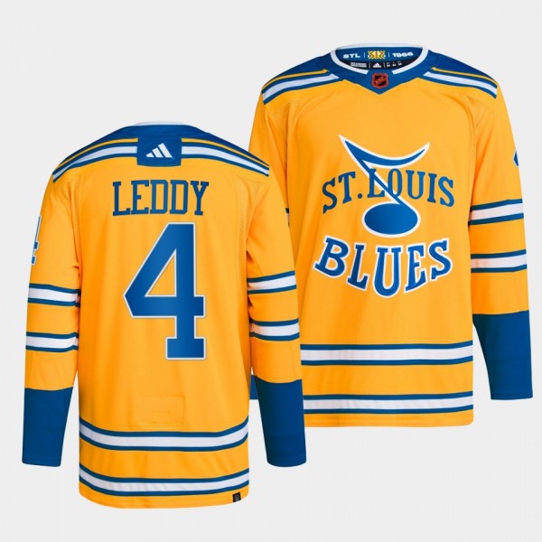 St. Louis Blues 2022 Reverse Retro 2.0 Nick Leddy ...