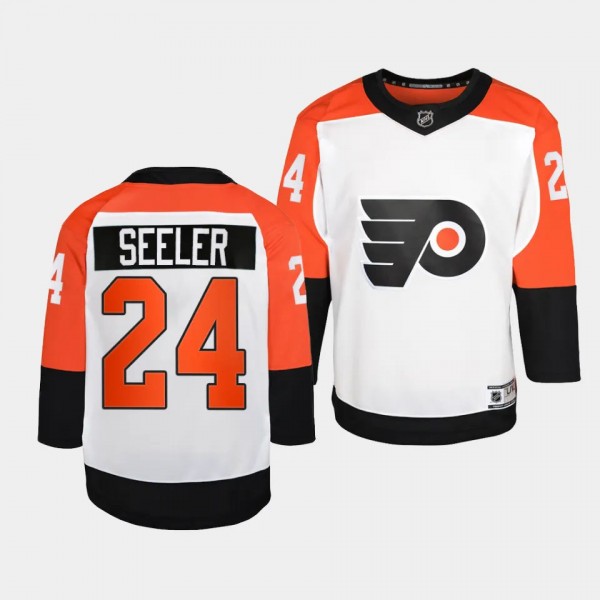 Philadelphia Flyers Nick Seeler 2023-24 Away White...