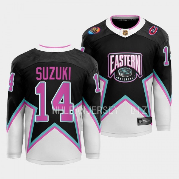 Montreal Canadiens Nick Suzuki 2023 NHL All-Star Black Eastern Conference Jersey Men's