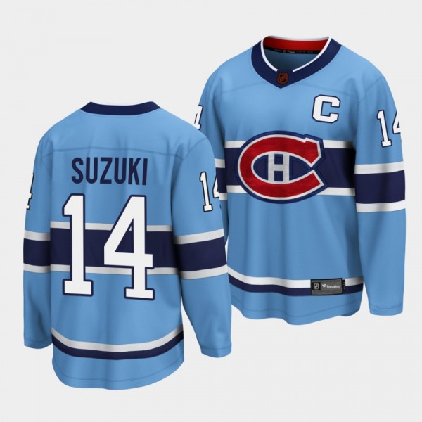 Nick Suzuki Montreal Canadiens Special Edition 2.0 2022 Blue Jersey #14 Breakaway Player