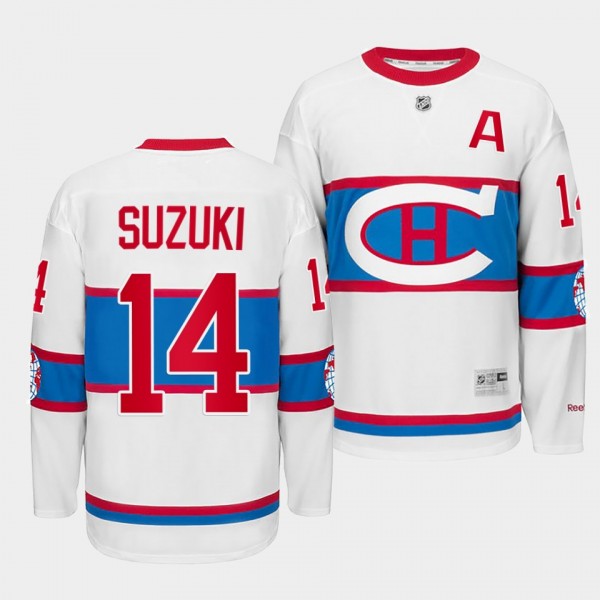 Montreal Canadiens Winter Classic 2016 Nick Suzuki...