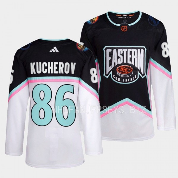 2023 NHL All-Star Nikita Kucherov Tampa Bay Lightning Black #86 Eastern Conference Jersey