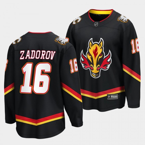 Calgary Flames #16 Nikita Zadorov Alternate 2022-2...