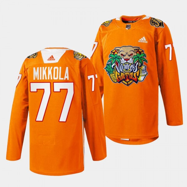 2024 Vamos Gatos Niko Mikkola Florida Panthers Ora...