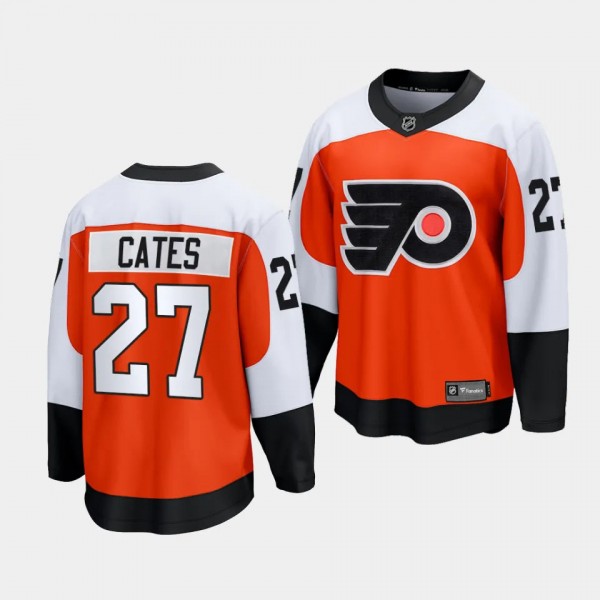Philadelphia Flyers Noah Cates 2023-24 Home Burnt Orange Premier Breakaway Player Jersey Men's