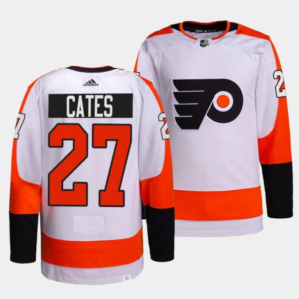 Philadelphia Flyers Authentic Pro Noah Cates #27 White Jersey Away
