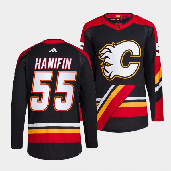 Noah Hanifin Calgary Flames 2022 Reverse Retro 2.0...