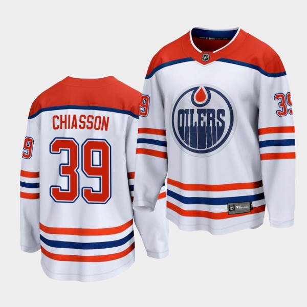 Alex Chiasson Edmonton Oilers 2021 Special Edition White Men's Jersey