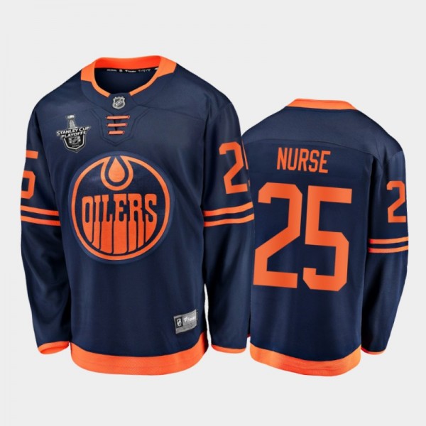 Edmonton Oilers Darnell Nurse #25 2020 Stanley Cup...