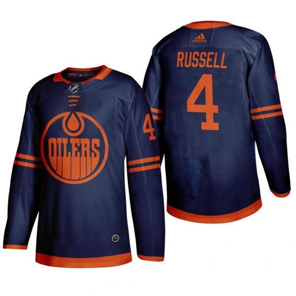Edmonton Oilers Kris Russell #4 2020 Season Altern...