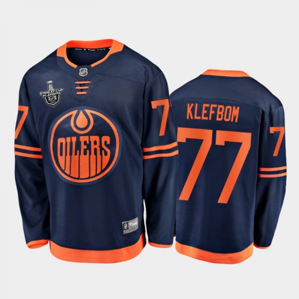 Edmonton Oilers Oscar Klefbom #77 2020 Stanley Cup...