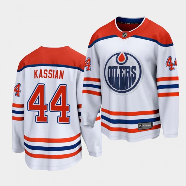 Zack Kassian Edmonton Oilers 2021 Special Edition White Men's Jersey