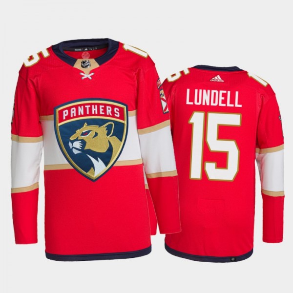 2021-22 Florida Panthers Anton Lundell Home Jersey...