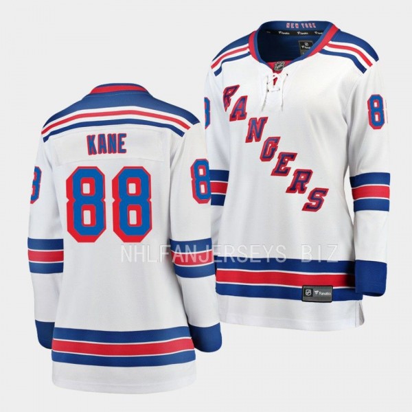 Patrick Kane New York Rangers Away Women Breakaway Player 88 Jersey