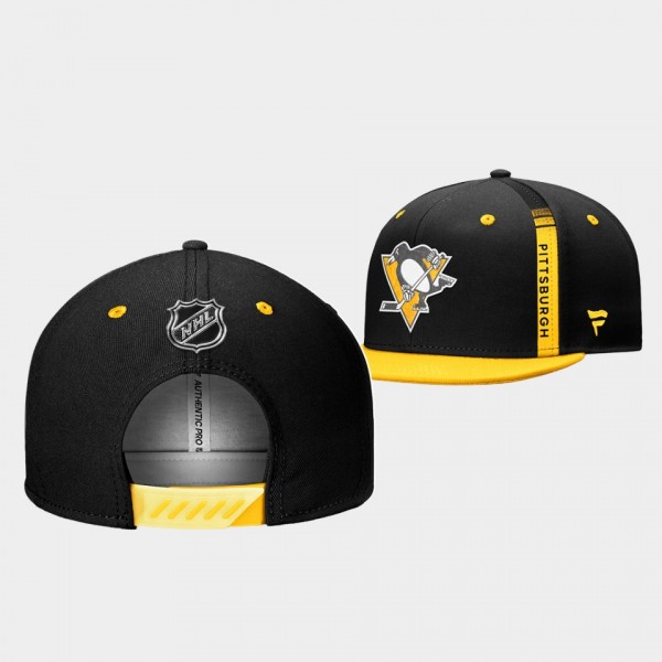Pittsburgh Penguins 2022 NHL Draft Authentic Pro Hat Black