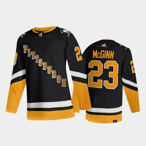 2021-22 Pittsburgh Penguins Brock McGinn Third Jer...