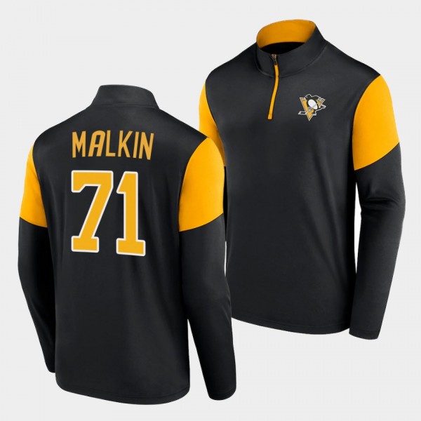 Pittsburgh Penguins Evgeni Malkin Lightweight Jacket Black Quarter-Zip