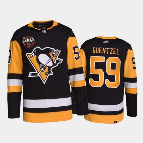Jake Guentzel Pittsburgh Penguins 2022 NHL All-Star Skills Jersey Black #59 Competition Patch Uniform