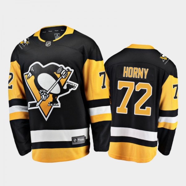 Pittsburgh Penguins Patric Hornqvist #72 Nickname Black Home Breakaway Horny Jersey