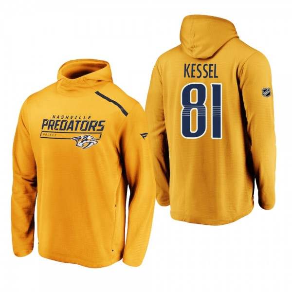 Pittsburgh Penguins #81 Phil Kessel Gold Rinkside Transitional Sale 2019 Authentic Pro Hoodie