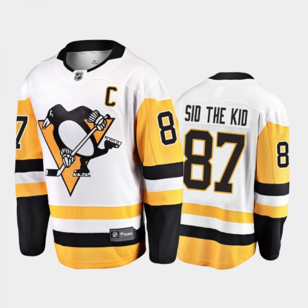 Pittsburgh Penguins Sidney Crosby #87 Nickname Whi...