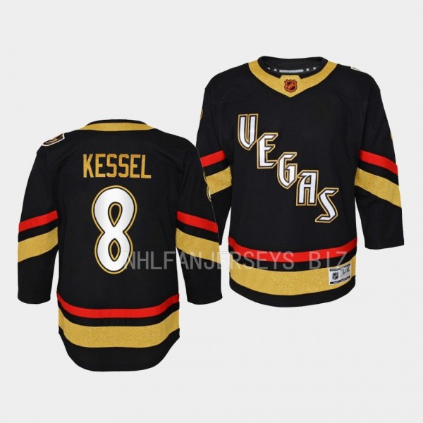 Vegas Golden Knights Phil Kessel 2022 Special Edition 2.0 Black #8 Youth Jersey Retro