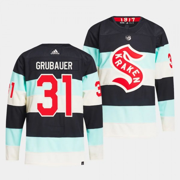 Philipp Grubauer Seattle Kraken 2024 NHL Winter Cl...
