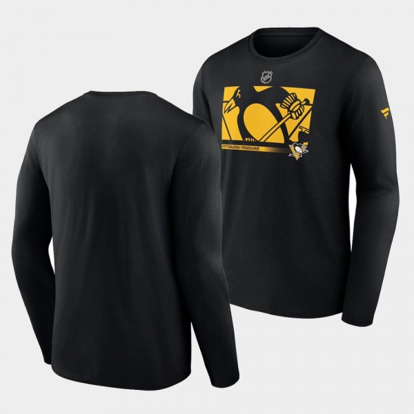 Pittsburgh Penguins T-Shirt Authentic Pro Core Col...