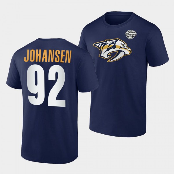Ryan Johansen 2022 NHL Global Series Nashville Predators Navy T-Shirt