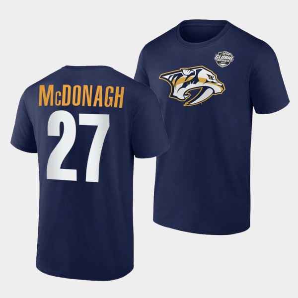 Ryan McDonagh 2022 NHL Global Series Nashville Predators Navy T-Shirt
