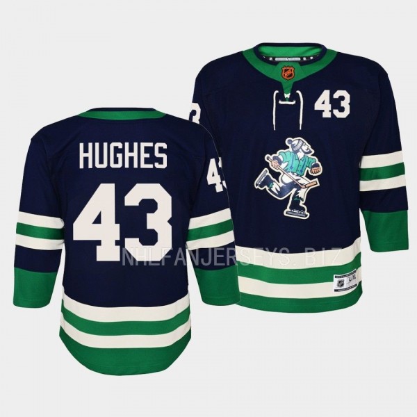 Quinn Hughes Vancouver Canucks Youth Jersey 2022 S...