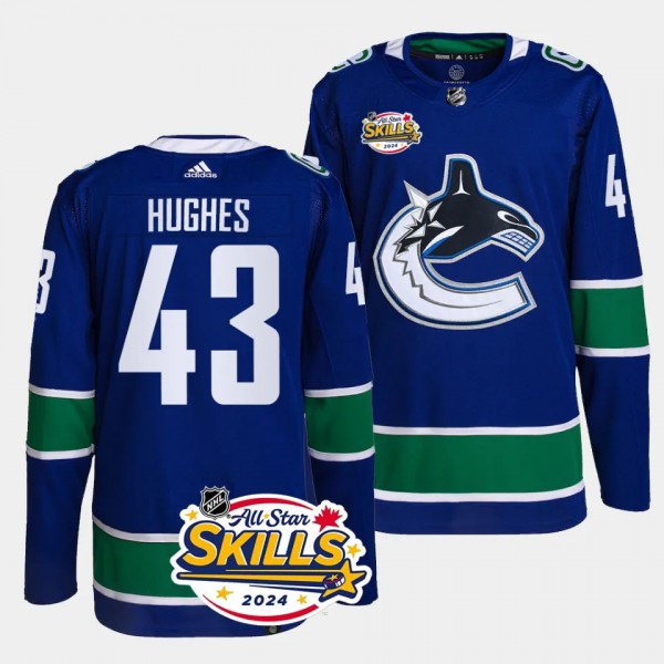 2024 NHL All-Star Skills Quinn Hughes Vancouver Ca...