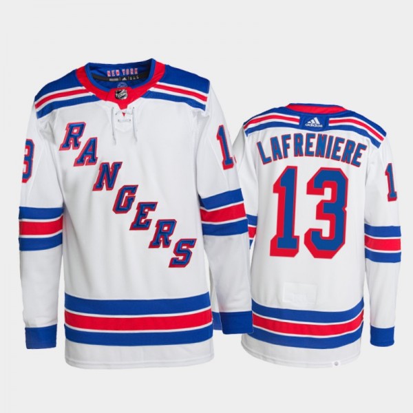 2021-22 New York Rangers Alexis Lafreniere Away Je...