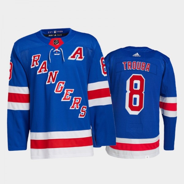 2021-22 New York Rangers Jacob Trouba Primegreen A...