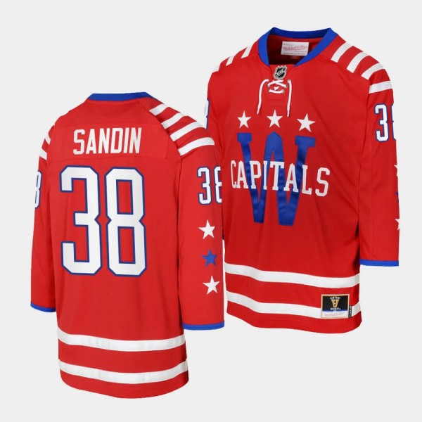 Washington Capitals #38 Rasmus Sandin 2015 Blue Li...