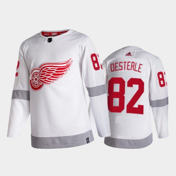 Detroit Red Wings Jordan Oesterle #82 2021 Reverse...