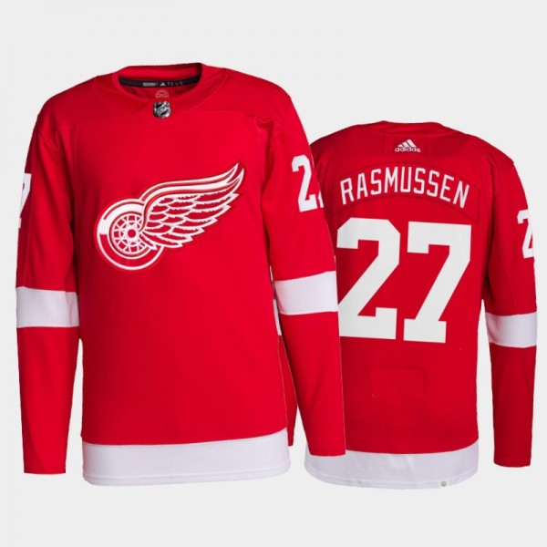 2021-22 Detroit Red Wings Michael Rasmussen Pro Au...