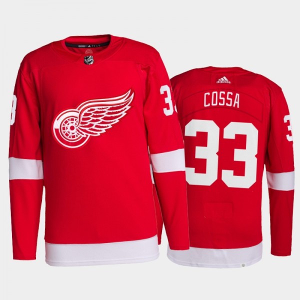 2021-22 Detroit Red Wings Sebastian Cossa Pro Auth...