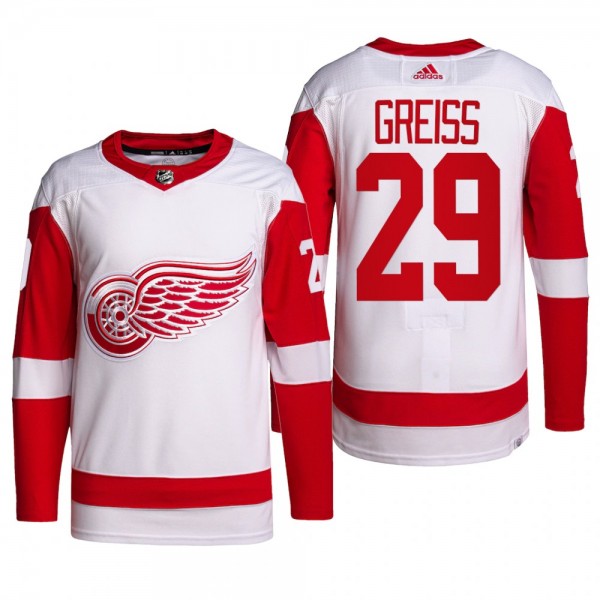 2022 Detroit Red Wings Thomas Greiss Away Jersey W...
