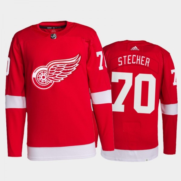 2021-22 Detroit Red Wings Troy Stecher Pro Authent...