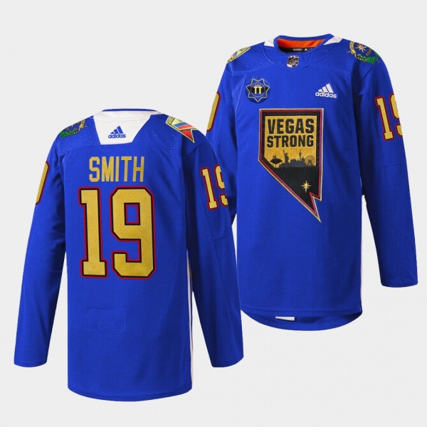 Golden Knights Reilly Smith Blue Nevada Day First ...