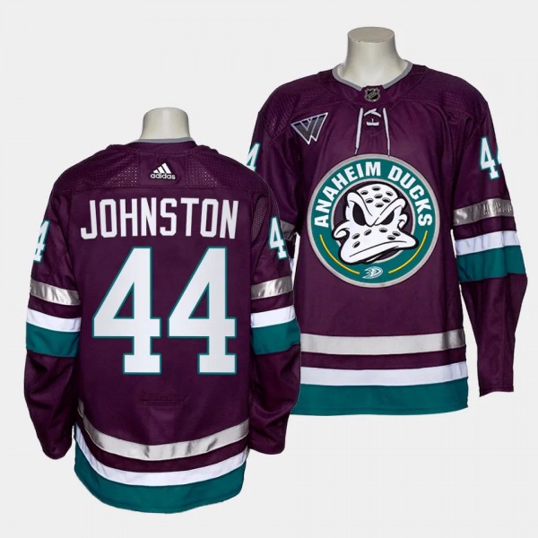 Ross Johnston #44 Anaheim Ducks Alternate Navy Jer...