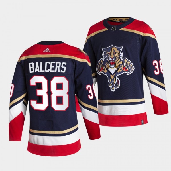 Florida Panthers Rudolfs Balcers Reverse Retro #38 Navy Jersey Special Edition