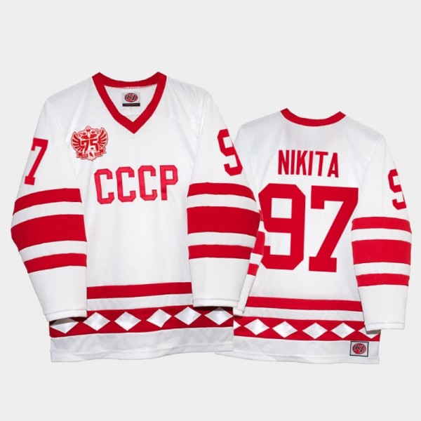 Russia Hockey Gusev Nikita Classic CCCP White #97 ...