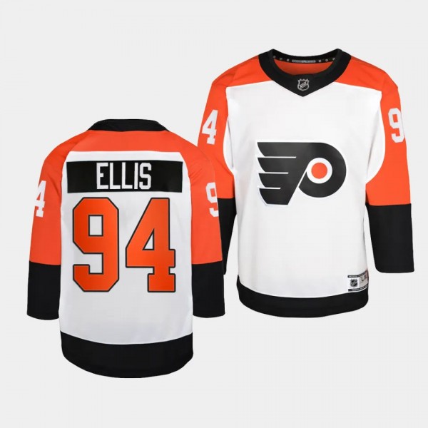 Philadelphia Flyers Ryan Ellis 2023-24 Away White Premier Player Jersey Men's